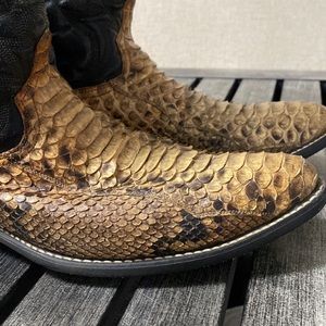 Snake 🐍 Skin Cowboy 🤠 Boots mens 14M